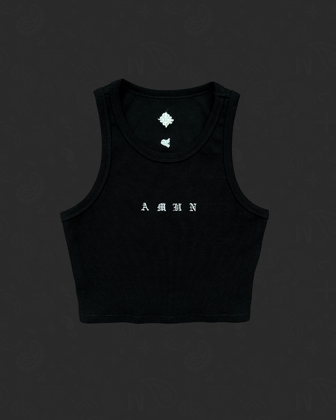 5. ◈AMHN Crop Top Black◈