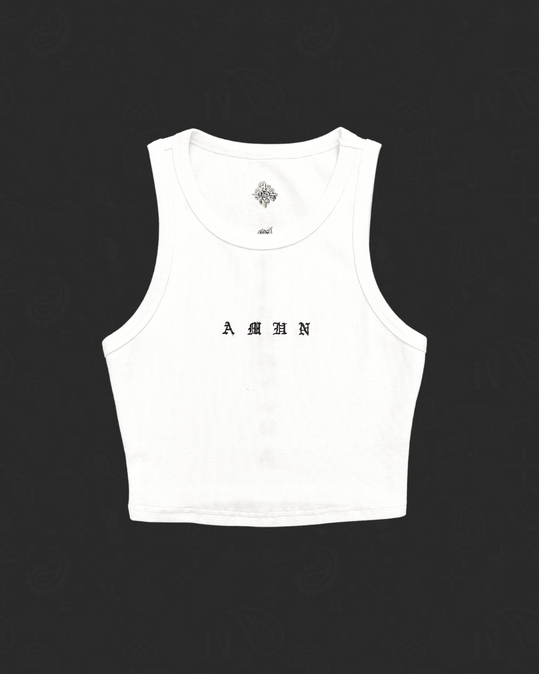 ◈AMHN Crop Top White◈