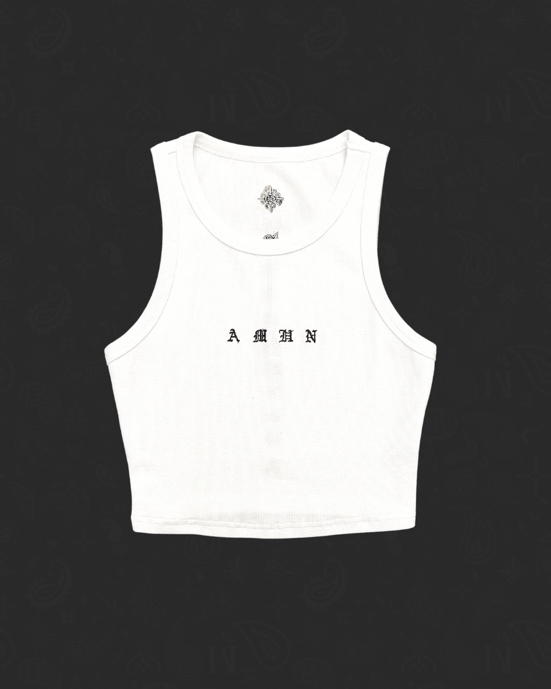 6. ◈AMHN Crop Top White◈