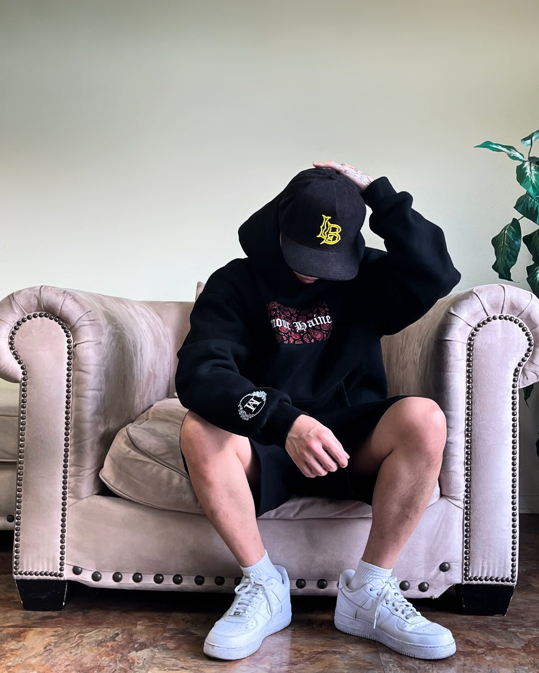 ◈Rosé Hoodie Black◈