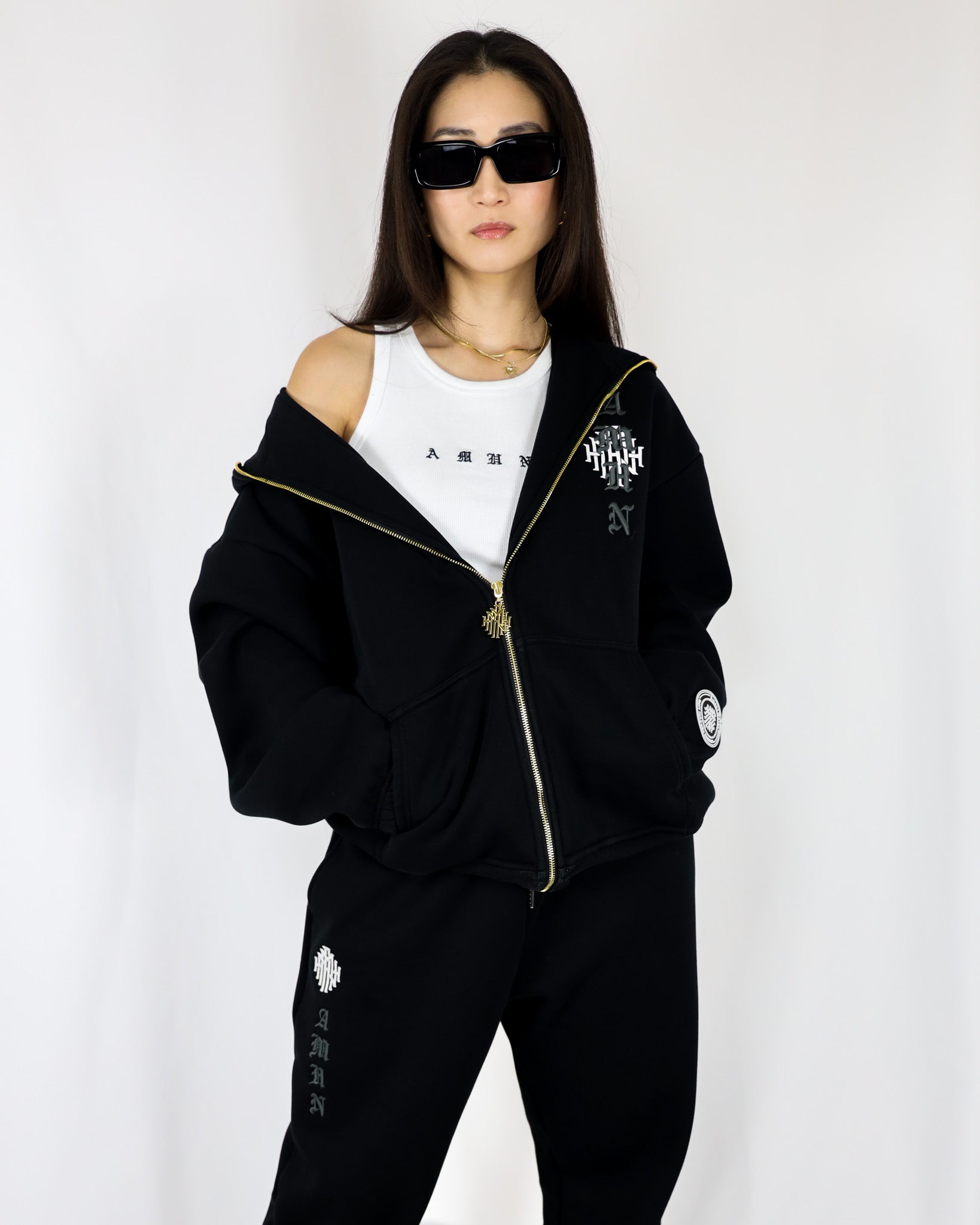 Classic Black Velvet Interior AMHN Jacket