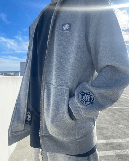 Grey Velvet Interior AMHN Jacket