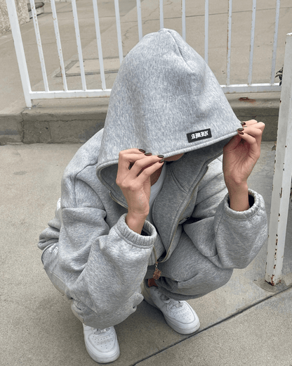 Grey Velvet Interior AMHN Jacket