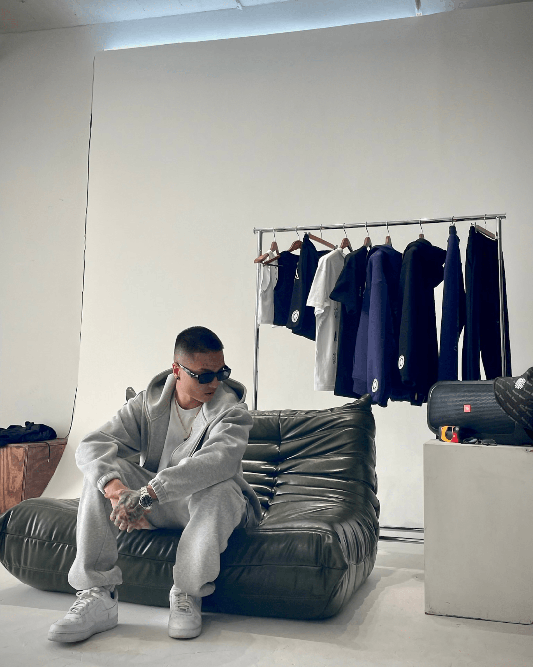 Grey Velvet Interior AMHN Jacket