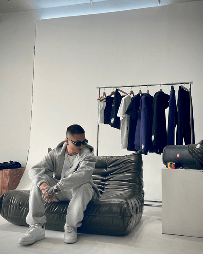 Grey Velvet Interior AMHN Jacket