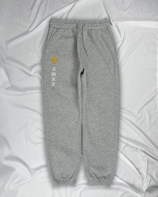 Grey Velvet Interior Sweats